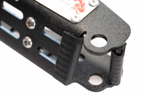 Jeep Wrangler Unlimited JKU Foot Pegs - Fishbone Offroad - Textured Powder Coat - Black - `07-`18